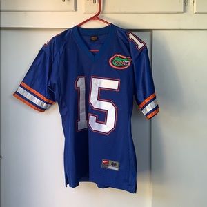Tebow (15) Florida Gators football jersey.
